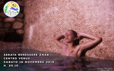 Serata benessere al Venus – sabato 16 novembre 2019